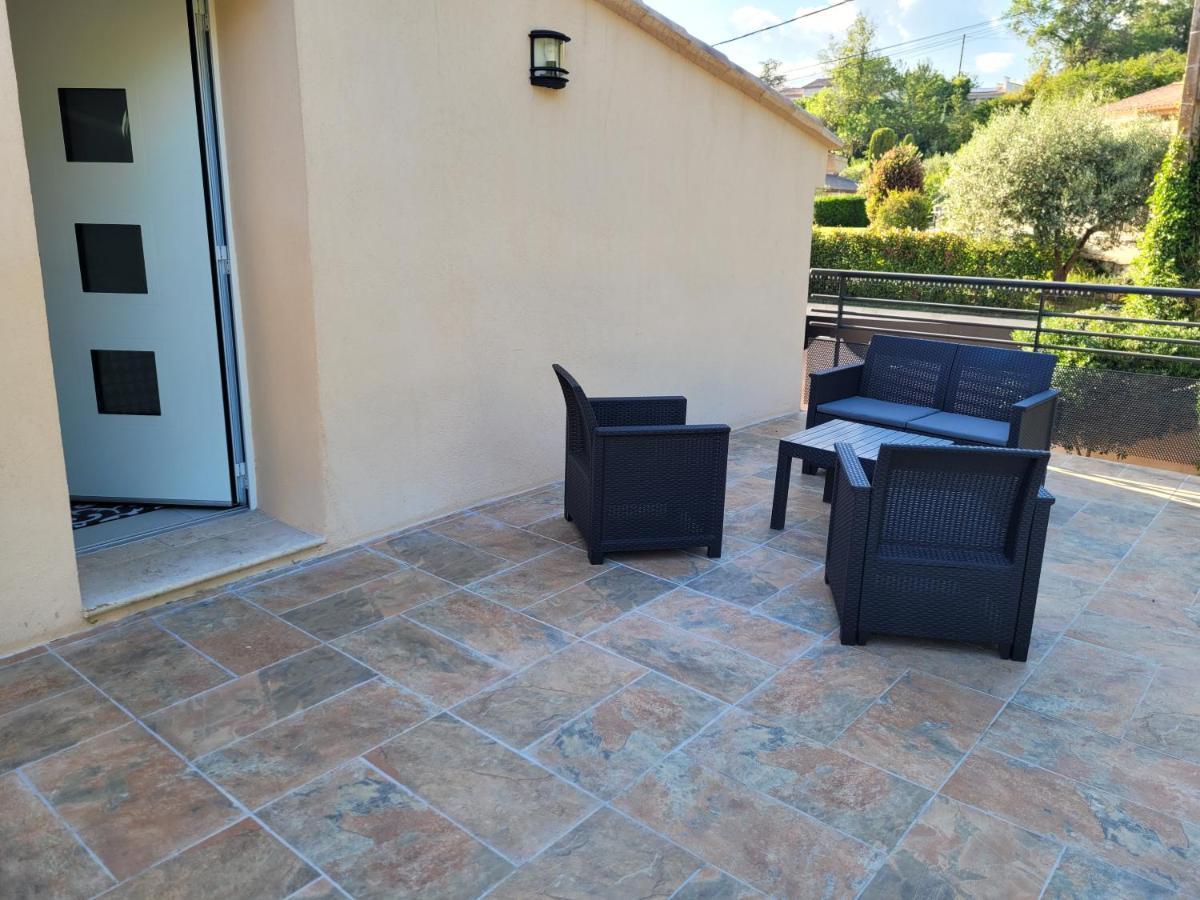 Villa L'Abaguie-Charmant Logement Au Calme Entre Mer Et Montagne Cagnes-sur-Mer Eksteriør bilde